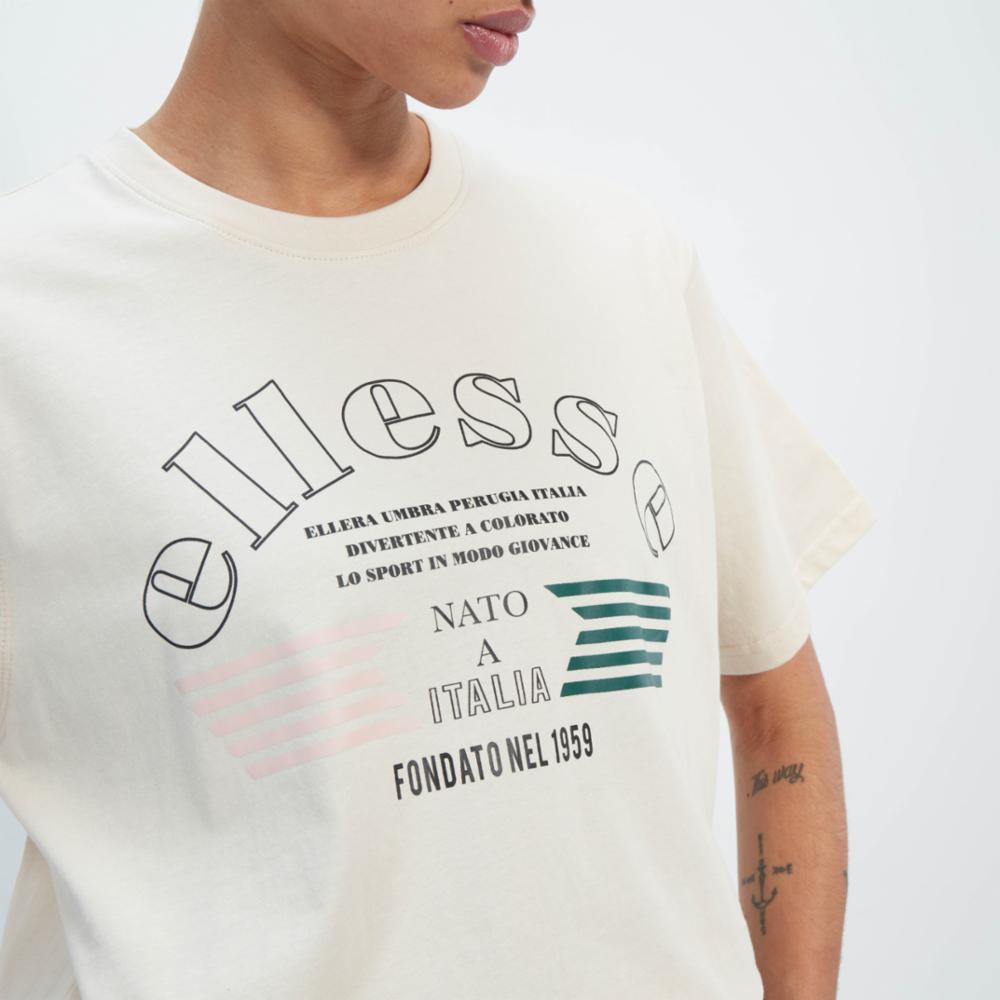 Ellesse Womens Apparel NIRA TEE 904/OFF WHITE – Ellesse Canada | T-Shirts